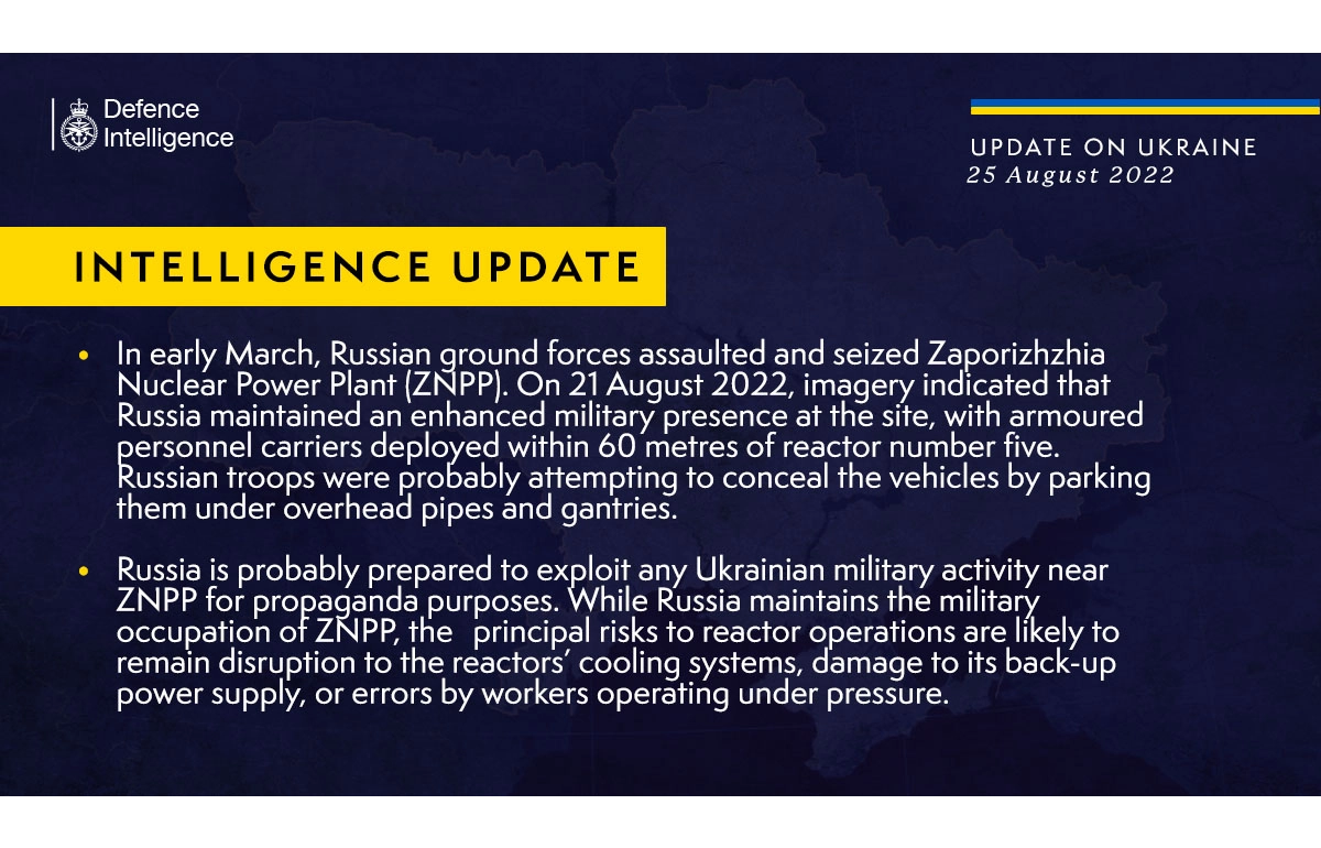 Інформація від військової розвідки Великої Британії про ситуацію в Україні