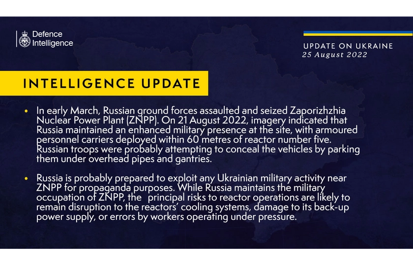 Інформація від військової розвідки Великої Британії про ситуацію в Україні