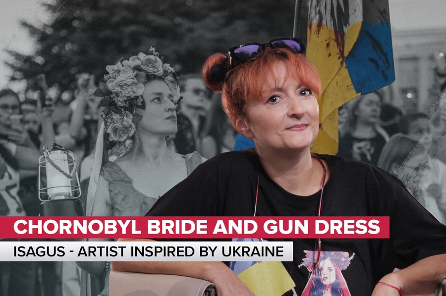 Chornobyl Bride, Gun Dress – Interview with Isagus, Artist Inspired by Ukraine.