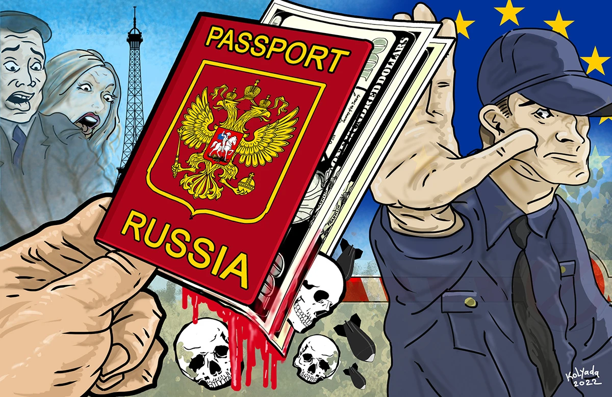 Compliant visitors from killer-terrorist Russian state not welcome!