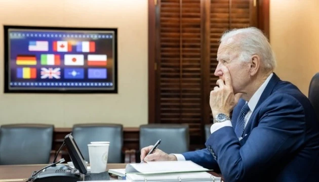 Biden Discusses with Allies Further Support for Ukraine