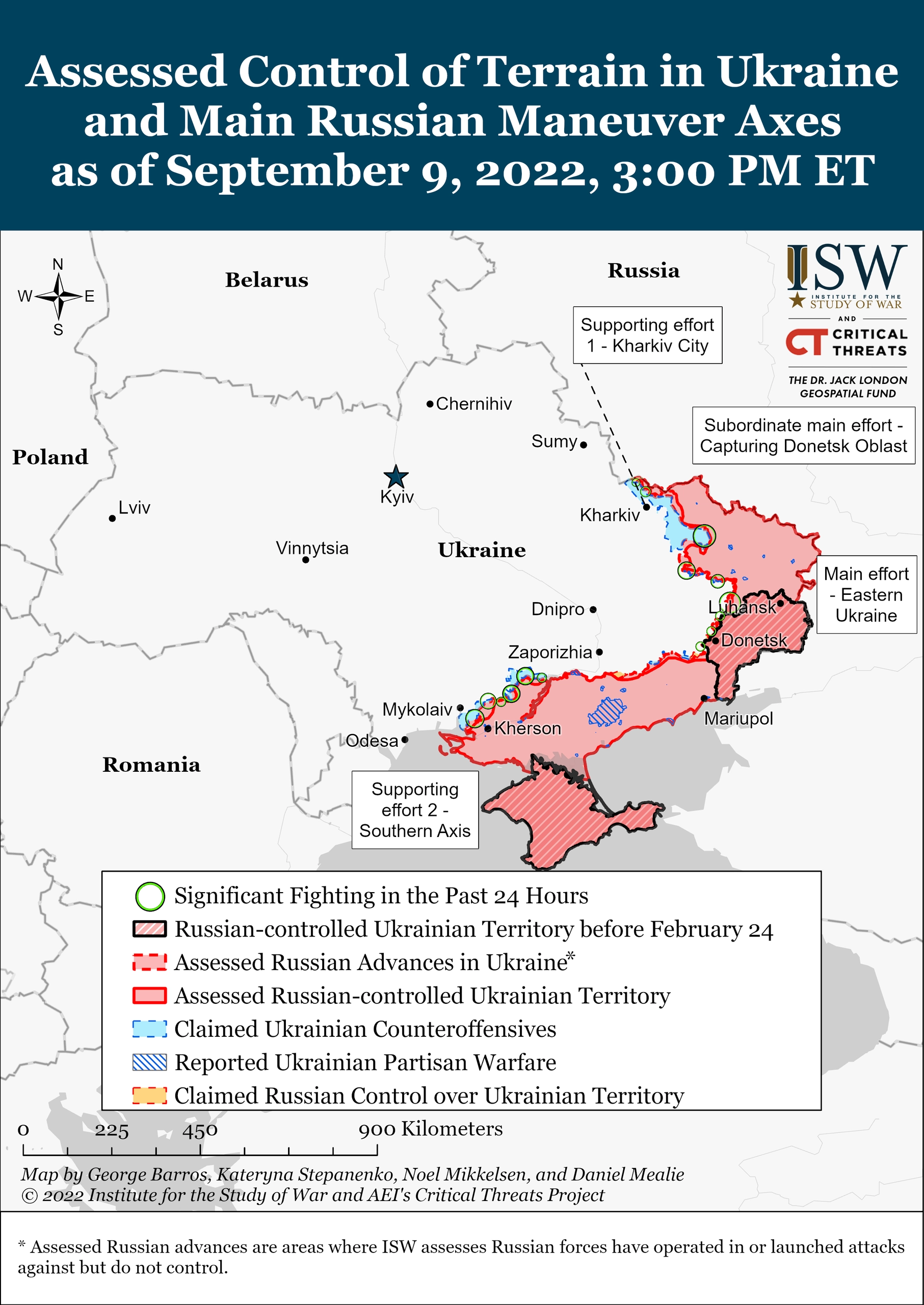 Найновіше від американського Інституту вивчення війни (ISW)