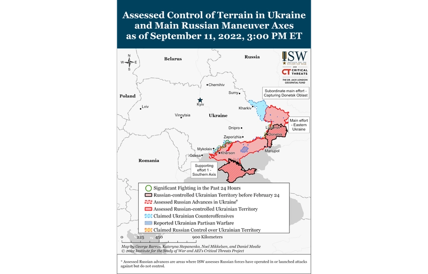 ISW Russian Offensive Campaign Assessment, September 11