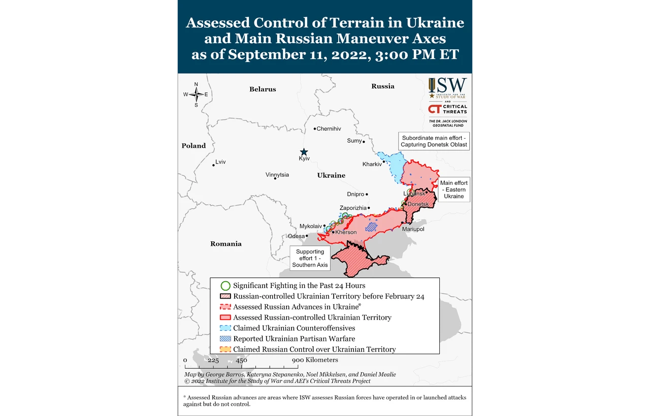 ISW Russian Offensive Campaign Assessment, September 11