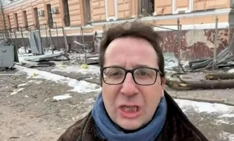 Wounded Italian Journalist in Russian Hands