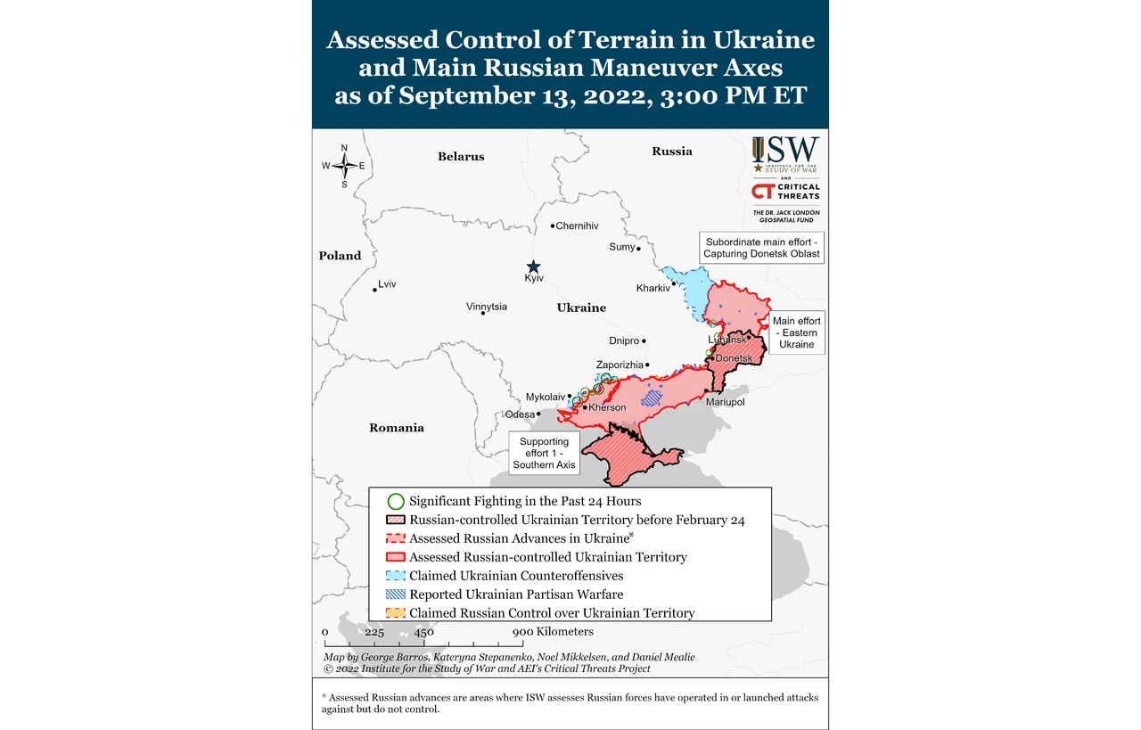 ISW Russian Offensive Campaign Assessment, September 13