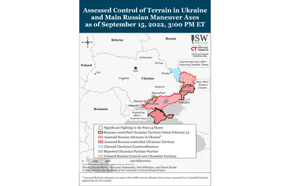 ISW Russian Offensive Campaign Assessment, September 15