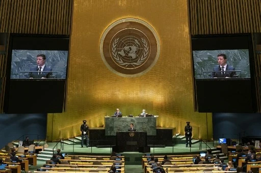 UN General Assembly to Allow Zelensky to Speak by Video