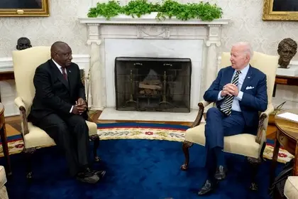 US, South Africa Leaders Vow Cooperation After Ukraine