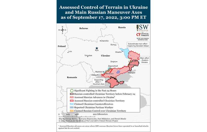 Найновіше від американського Інституту вивчення війни (ISW)