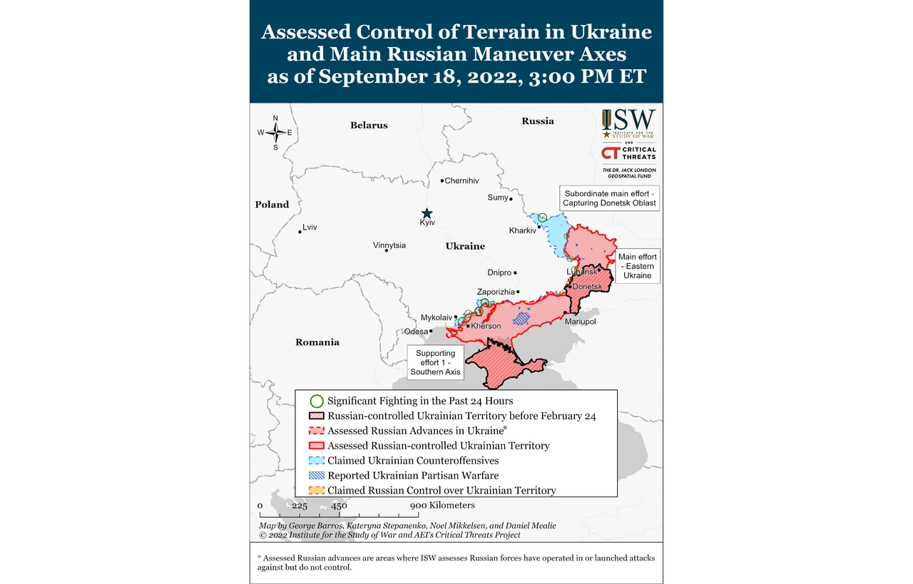 ISW Russian Offensive Campaign Assessment, September 18