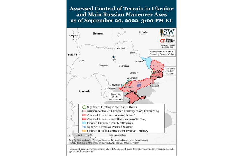 ISW Russian Offensive Campaign Assessment, September 20