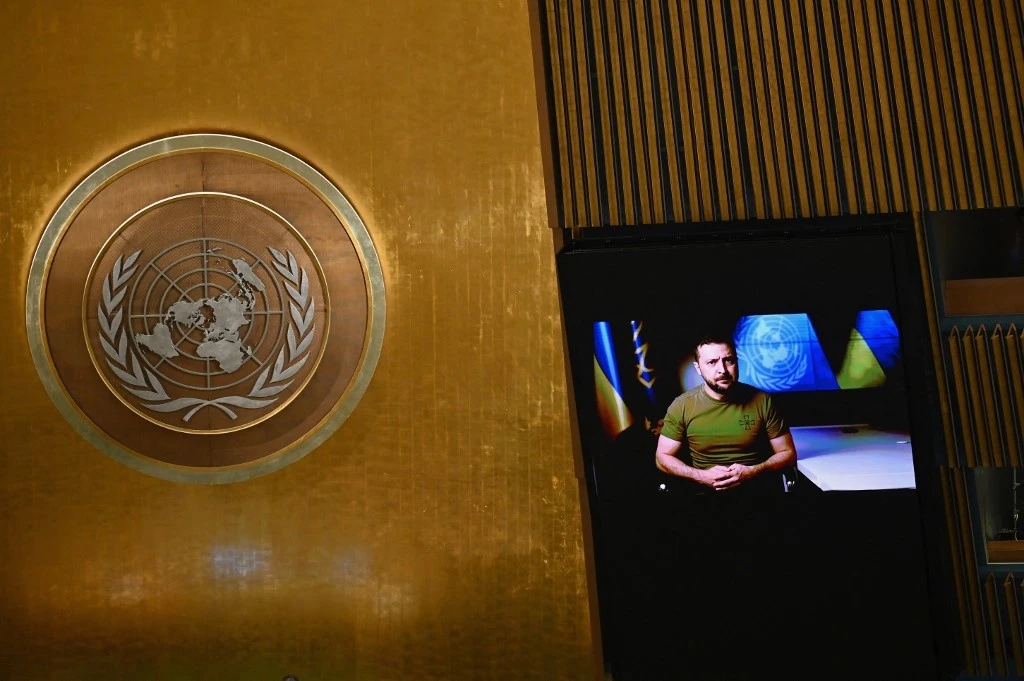 Zelensky Presents ‘Ukraine’s Peace Formula’ to UN General Assembly