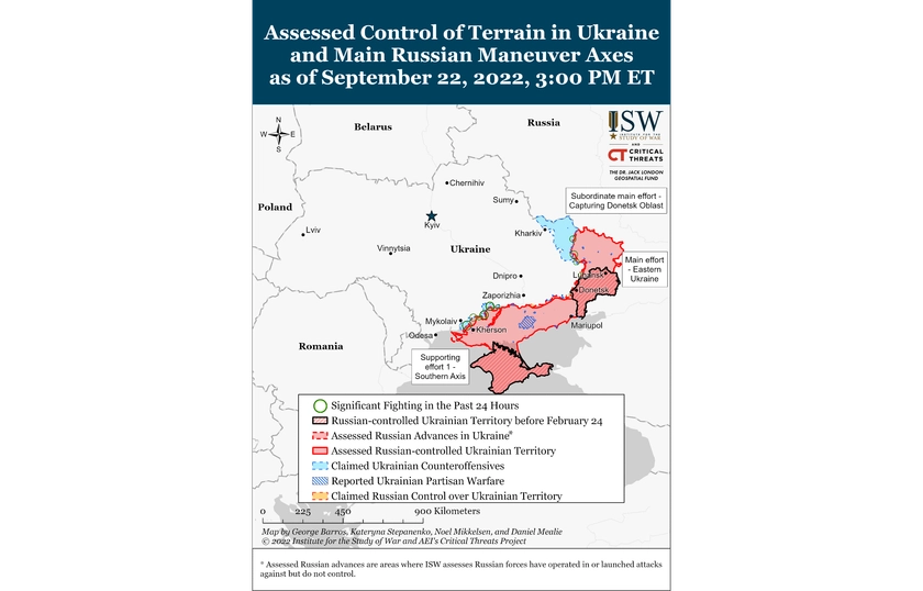 ISW Russian Offensive Campaign Assessment, September 22
