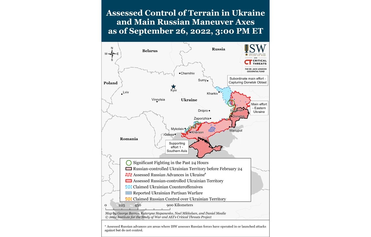 ISW Russian Offensive Campaign Assessment, September 26