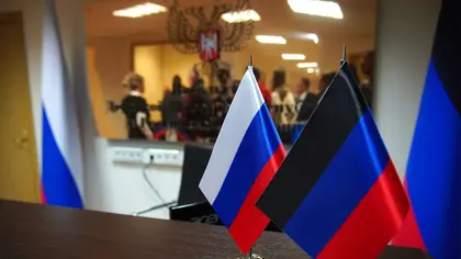 Прихильники Кремля на окупованих територіях заявляють про перемогу в голосуванні за «фіктивну» анексію