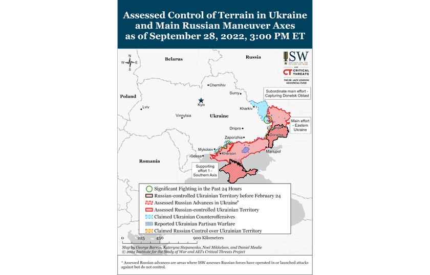 ISW Russian Offensive Campaign Assessment, September 28
