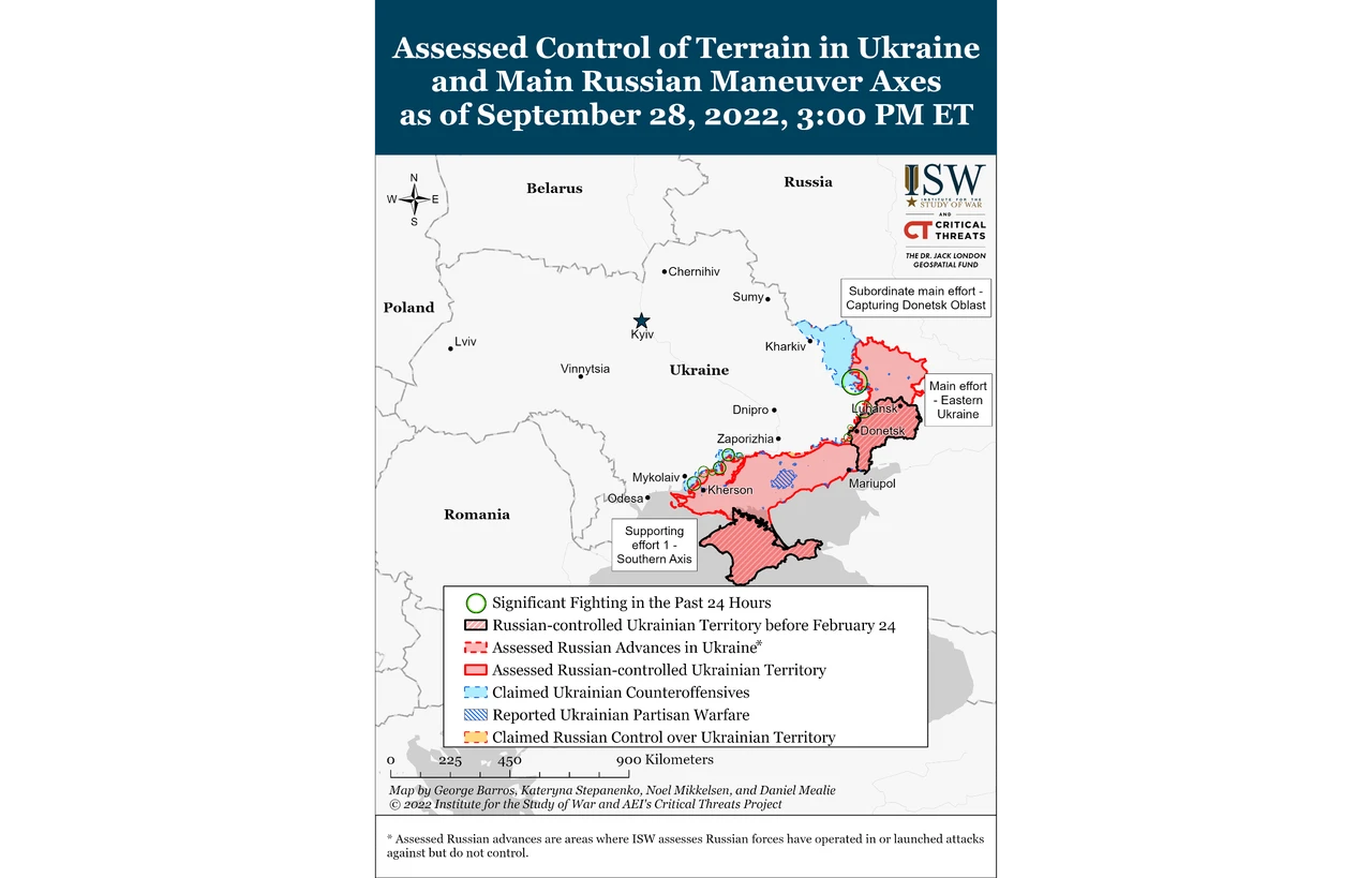 ISW Russian Offensive Campaign Assessment, September 28