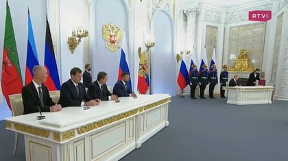 Путін підписав документи про «приєднання» захоплених територій України до складу РФ