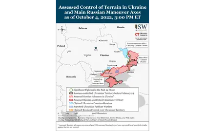 ISW Russian Offensive Campaign Assessment, October 4