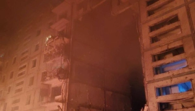 Enemy Hits Zaporizhzhia with Ten Missiles