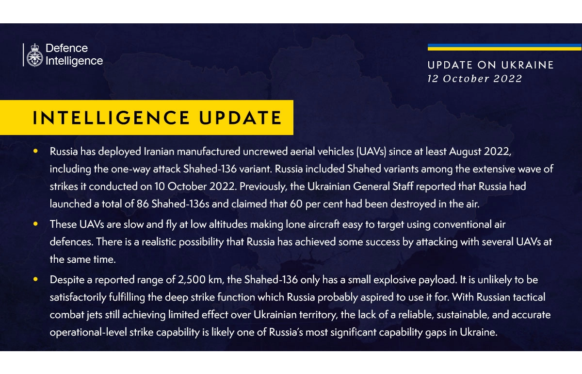 Інформація від військової розвідки Великої Британії про ситуацію в Україні