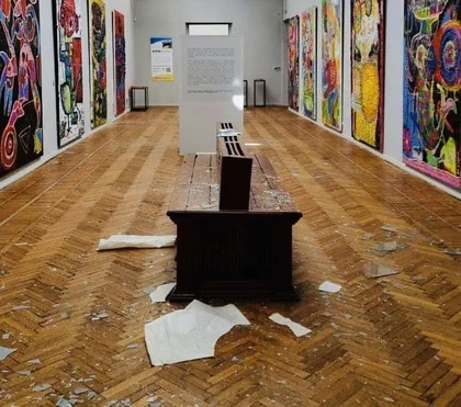 Київська національна галерея постраждала від російської атаки – художник Макс Вітик