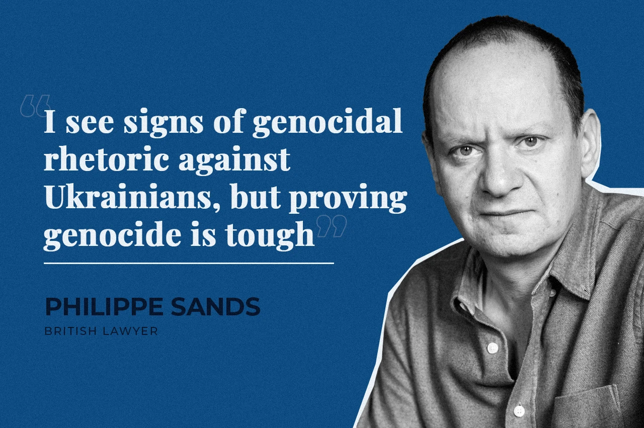 “I See Signs of Genocidal Rhetoric Against Ukrainians”– Lawyer Philippe Sands