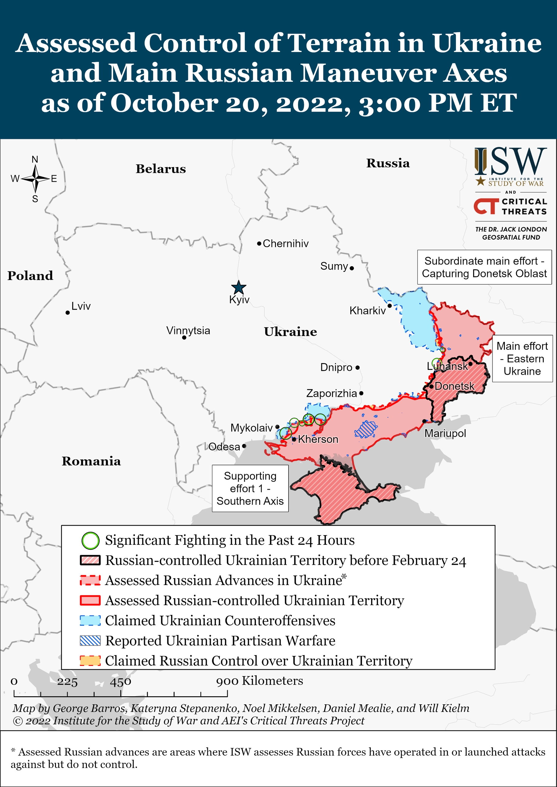 Найновіше від американського Інституту вивчення війни (ISW)