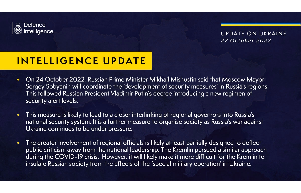 Інформація від військової розвідки Великої Британії про ситуацію в Україні