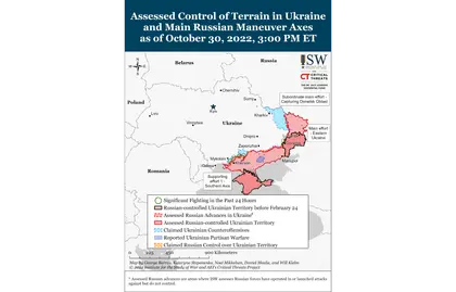 ISW Russian Offensive Campaign Assessment, October 30
