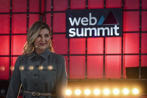 plea-from-ukraine-first-lady-kicks-off-annual-tech-summit-in-portugal