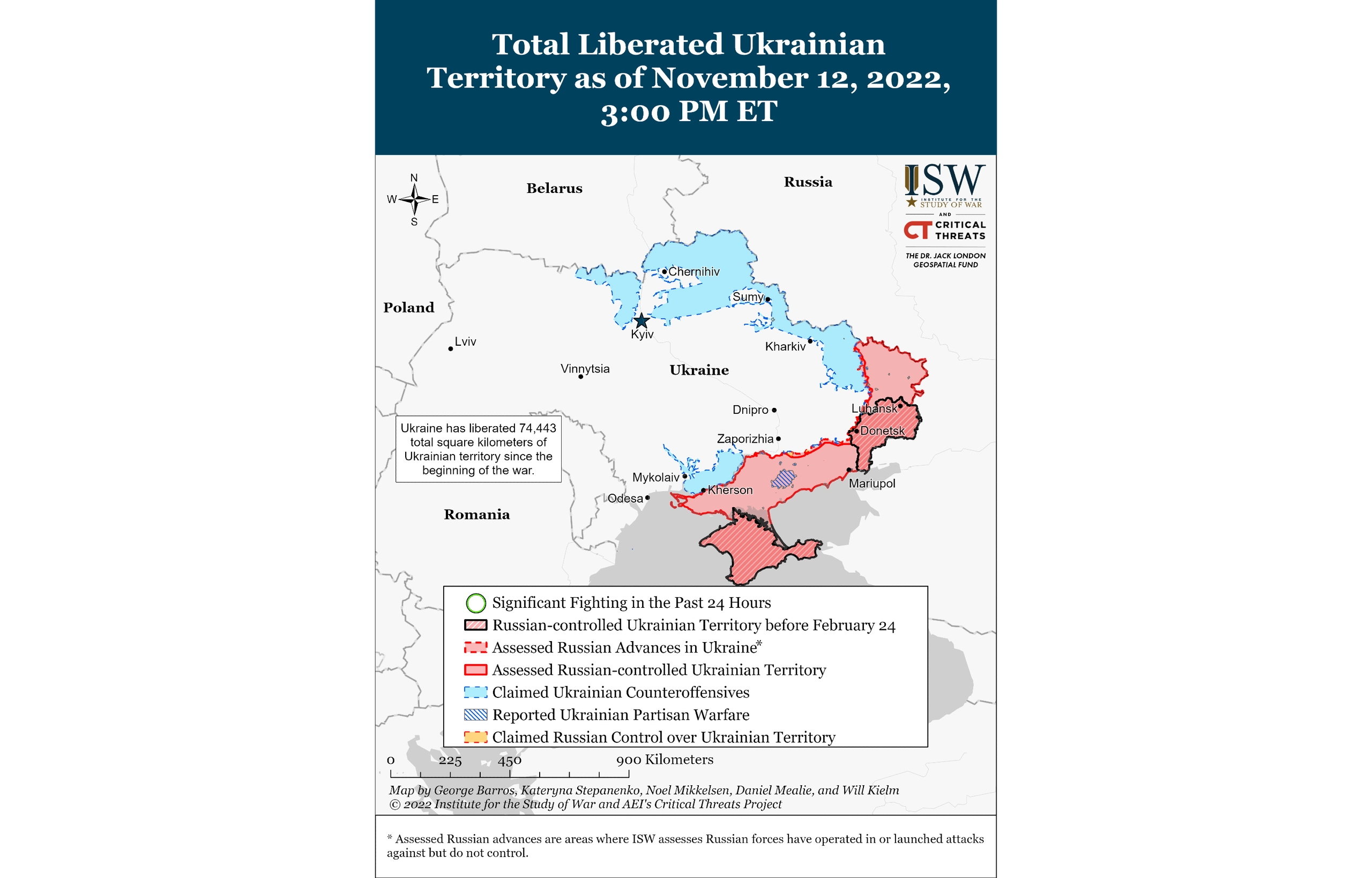 Найновіше від американського Інституту вивчення війни (ISW)