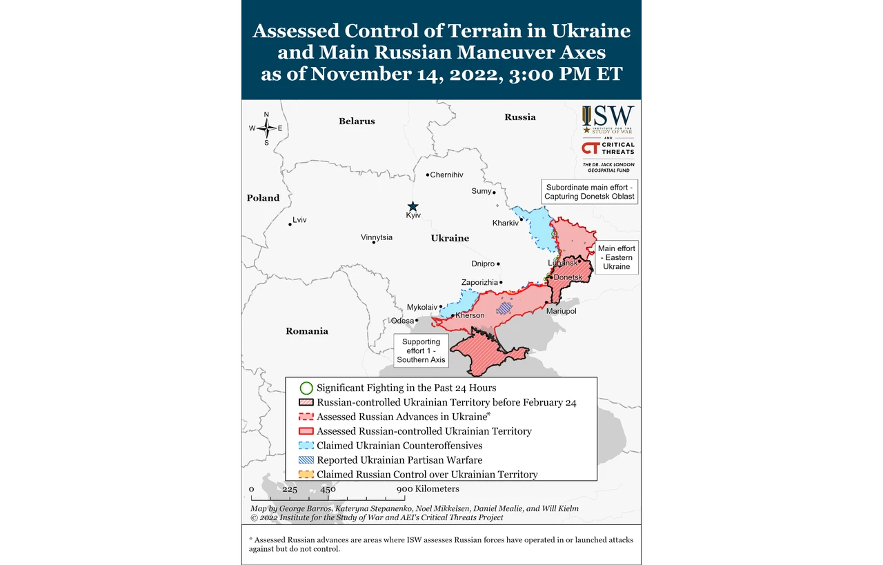 ISW Russian Offensive Campaign Assessment, November 14
