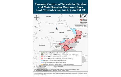 ISW Russian Offensive Campaign Assessment, November 16