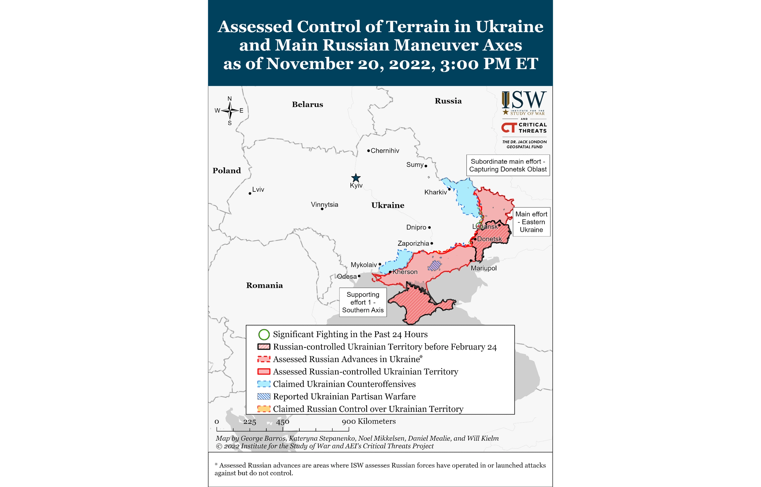 ISW Russian Offensive Campaign Assessment, November 20