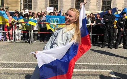 Russian Woman Who Harassed Ukrainian Women Deported