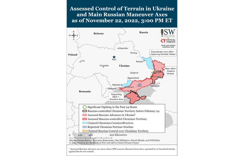 Найновіше від американського Інституту вивчення війни (ISW)