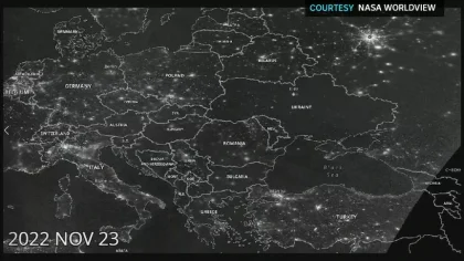 Ukraine from Space – Incredible NASA Image Shows Devastating Effects of Russian Strikes