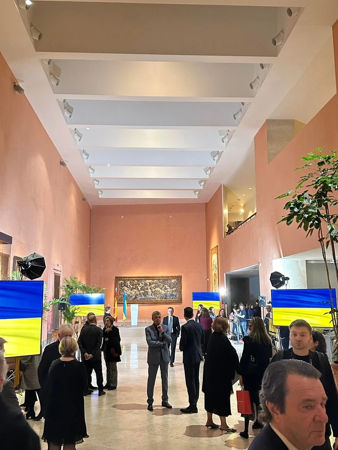 متحف في مدريد يعرض لوحات أُخرجت من أوكرانيا لحمايتها من القصف