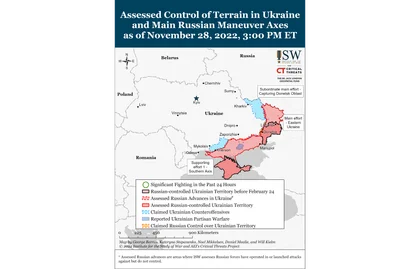 ISW Russian Offensive Campaign Assessment, November 28