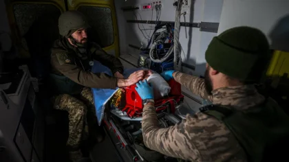 ‘It’s Always Scary’: Ukrainian Army Medics on Life in the Bakhmut ‘Meat Grinder’