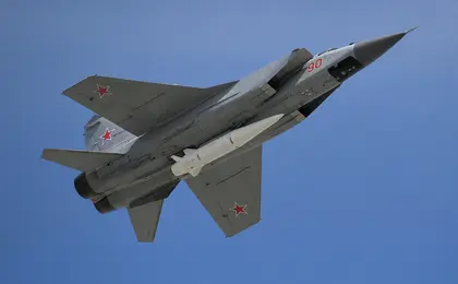 У Росії розбився винищувач МіГ-31