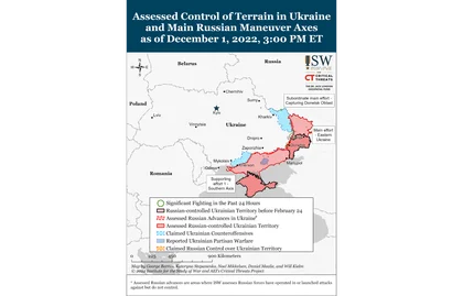 Найновіше від американського Інституту вивчення війни (ISW)