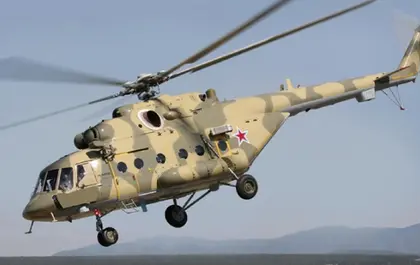 У РФ загорівся вертоліт Мі-8, загинув увесь екіпаж