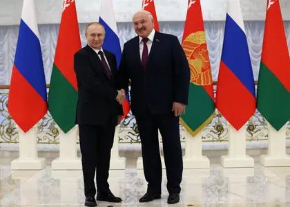 Belarus Dictator Urges Unity with Moscow in 'Difficult Times'