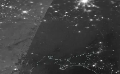 У NASA показали супутниковий знімок знеструмленої України