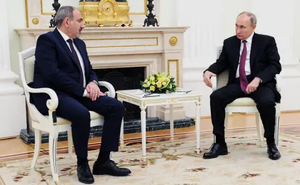 Пашинян звинуватив Путіна у бездіяльності російських "миротворців" у Карабаху