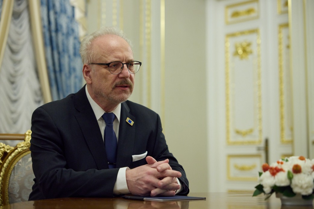 Egils Levits, the President of Latvia. Photo by the Presidential Office