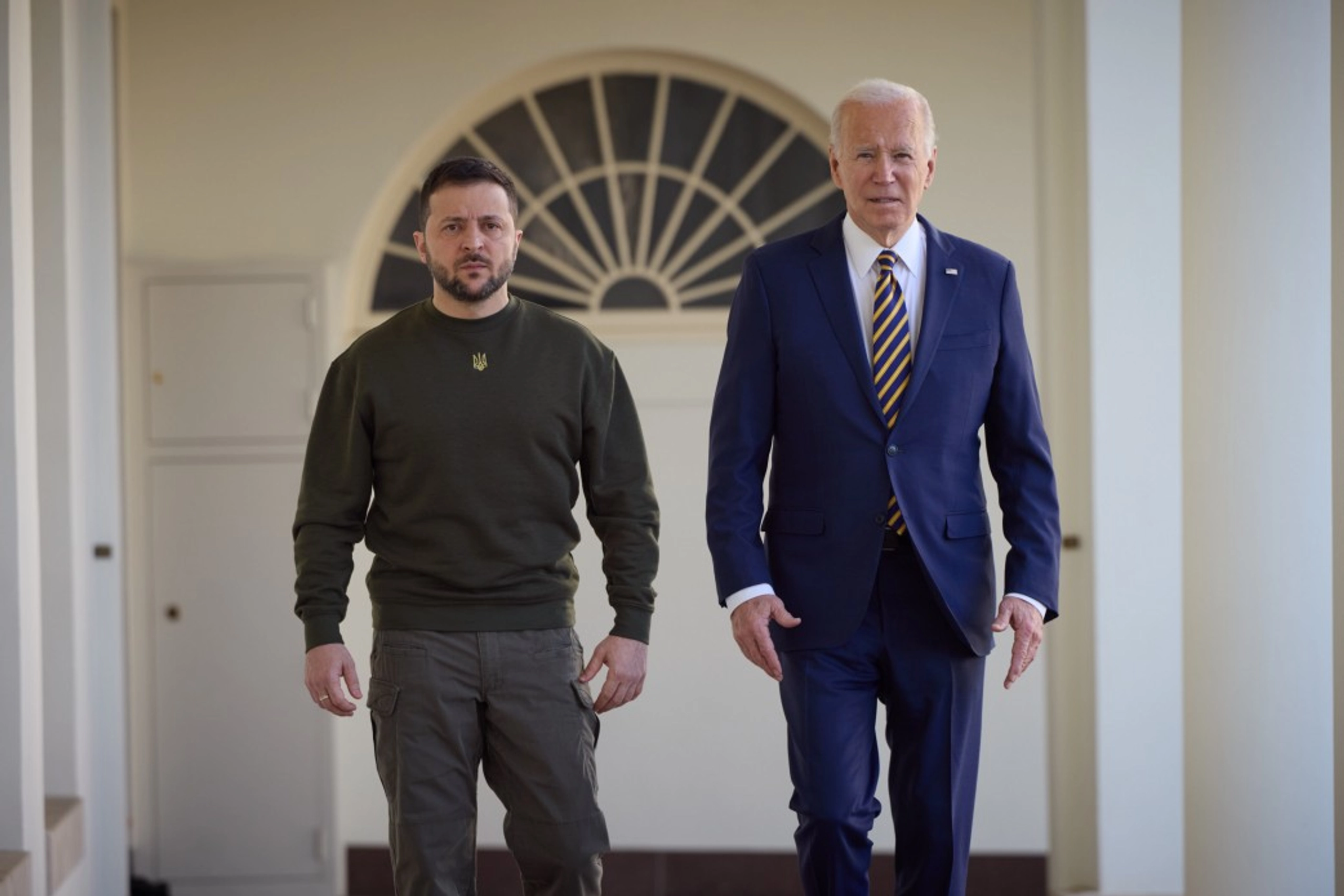 Volodymyr Zelenskyy and the President of the United States of America Joe Biden. Photo by the Presidential Office